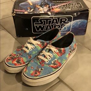 Star Wars Yoda Aloha Vans Shoes